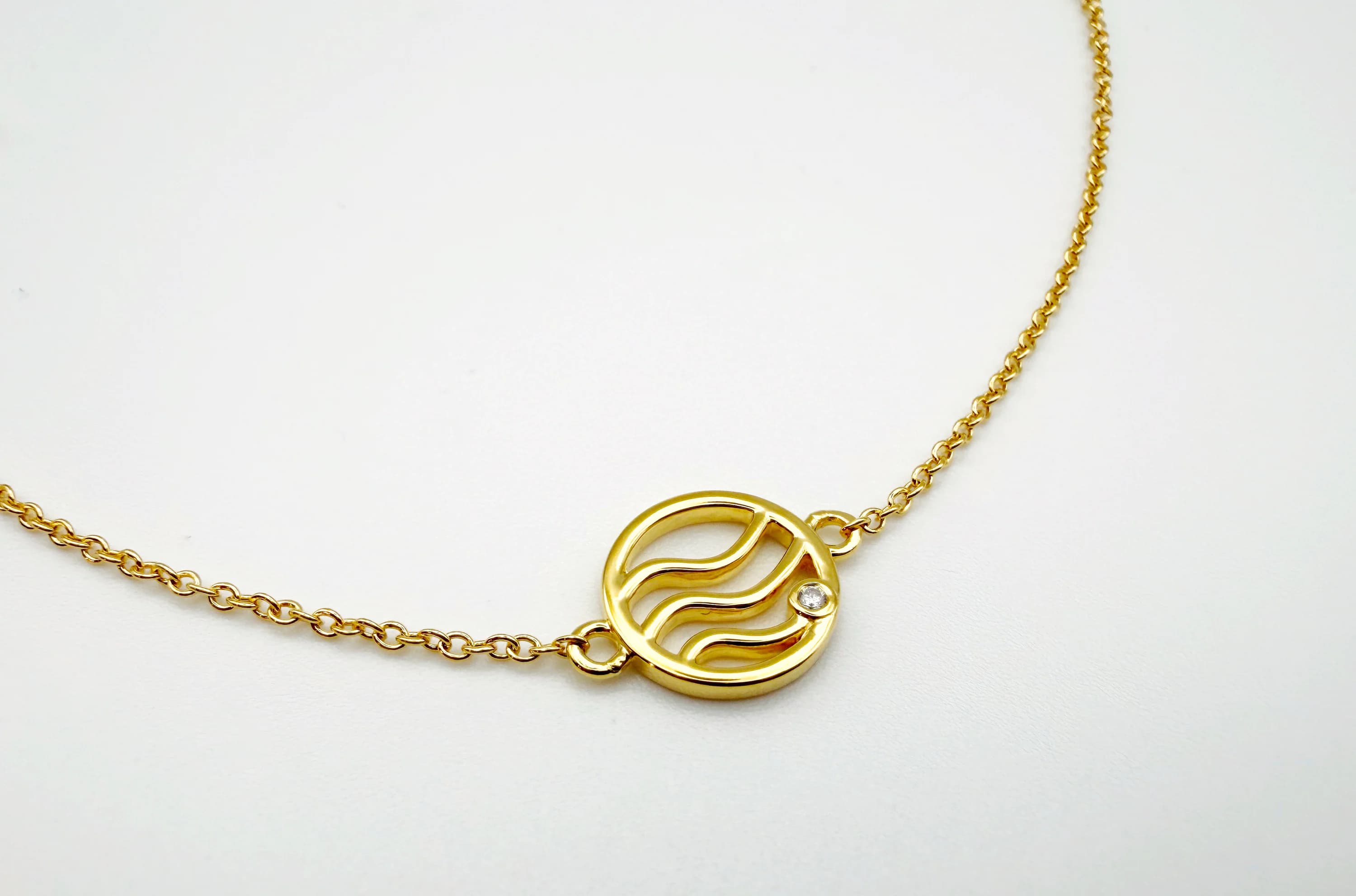 Tidal Lines Wave Bracelet, Image 4 of 5
