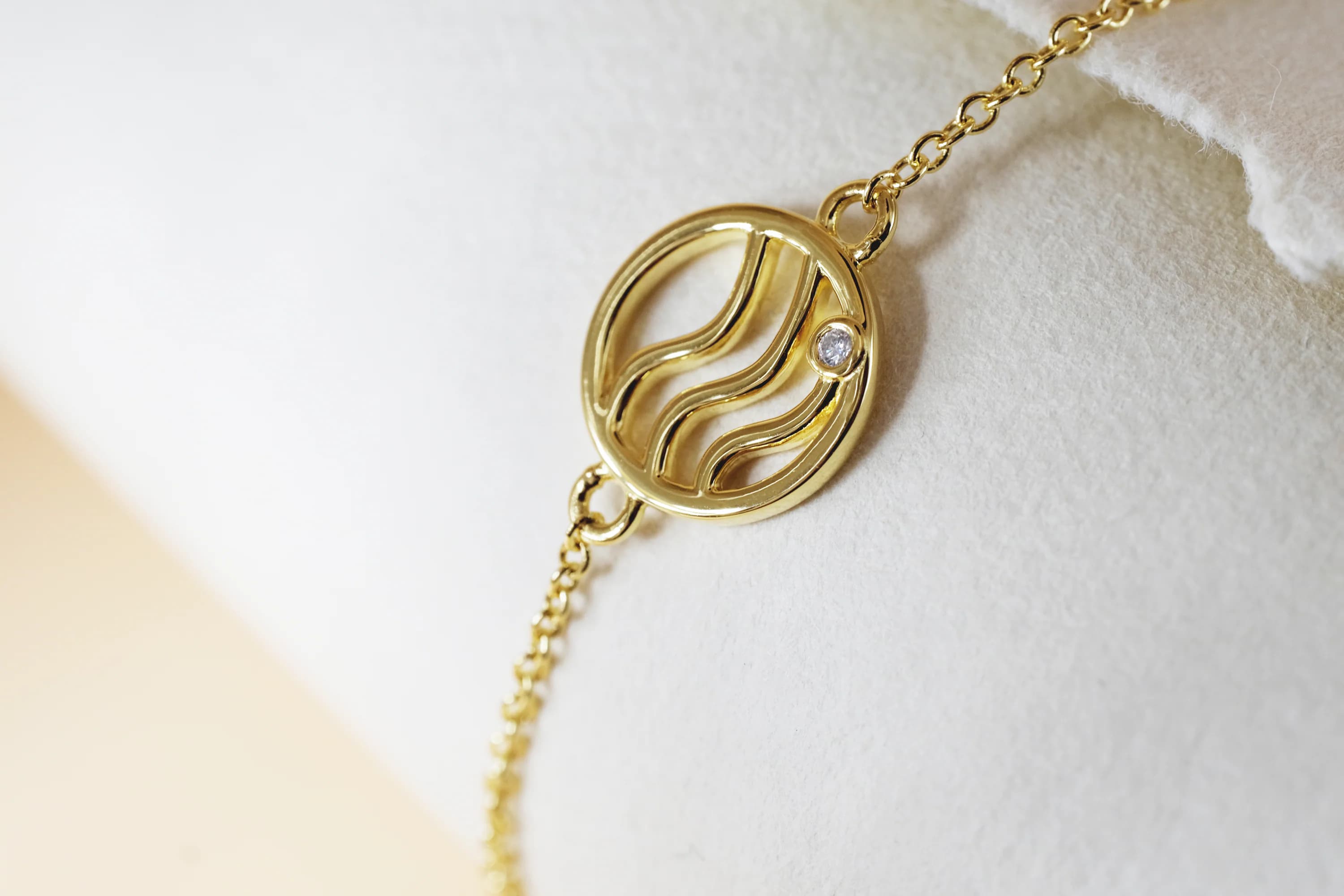 Tidal Lines Wave Bracelet